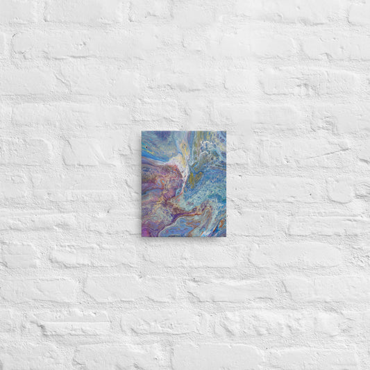 Pours of the Rainbow (Canvas Print)