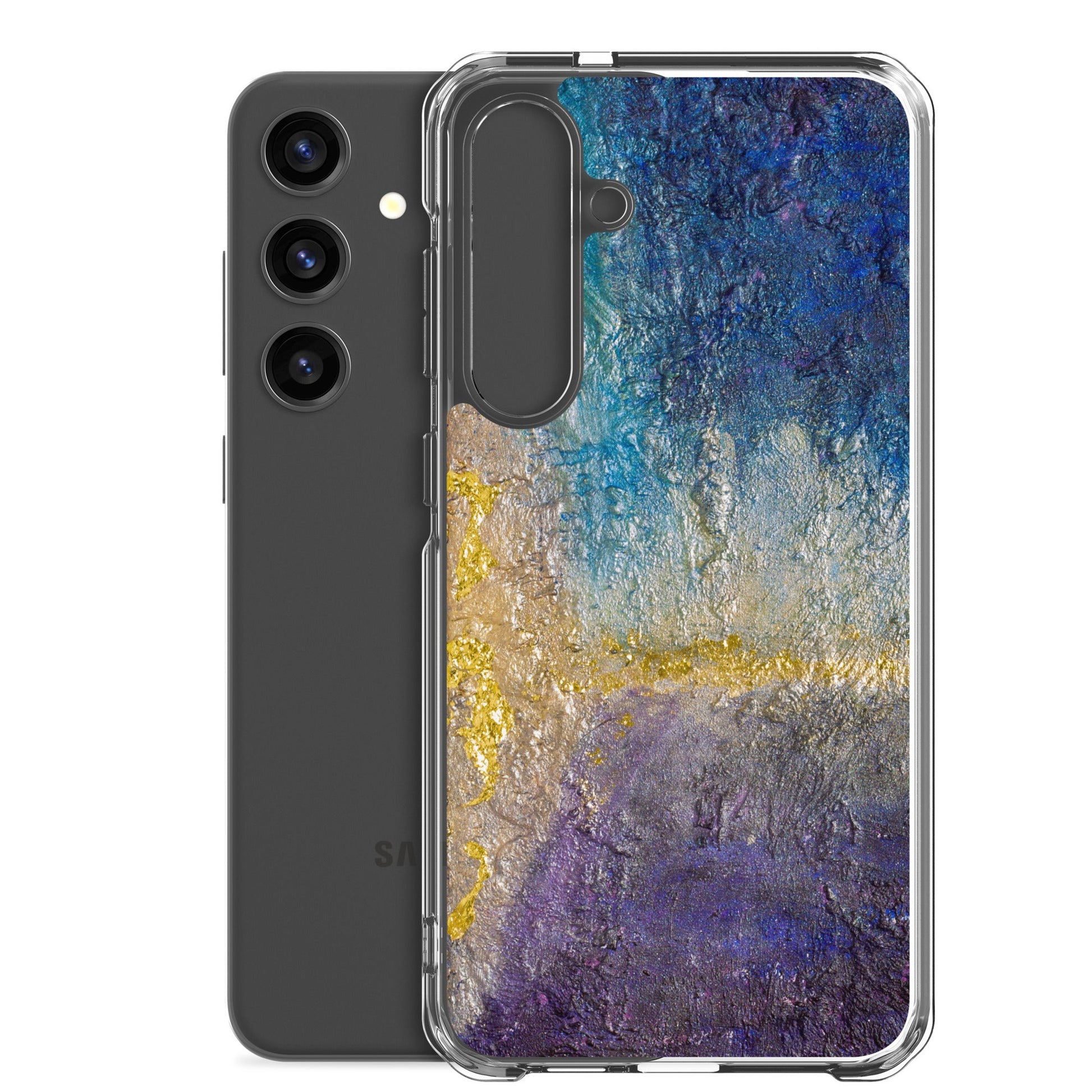 Golden Corner" Clear Case for Samsung Phones Lavender Leilani Art & Apparel Golden Corner" Clear Case for Samsung Phones Lavender Leilani Art & Apparel