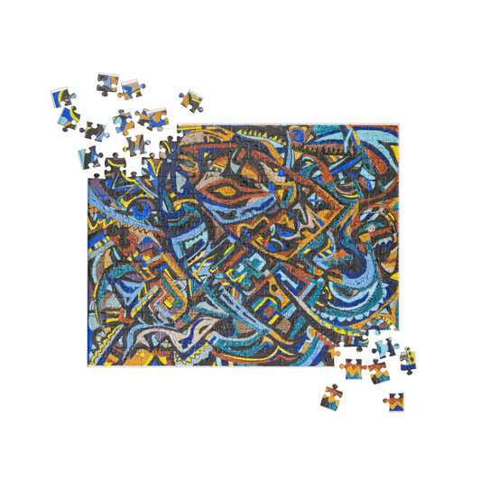 "Stairway to Colors" Jigsaw Puzzle Item