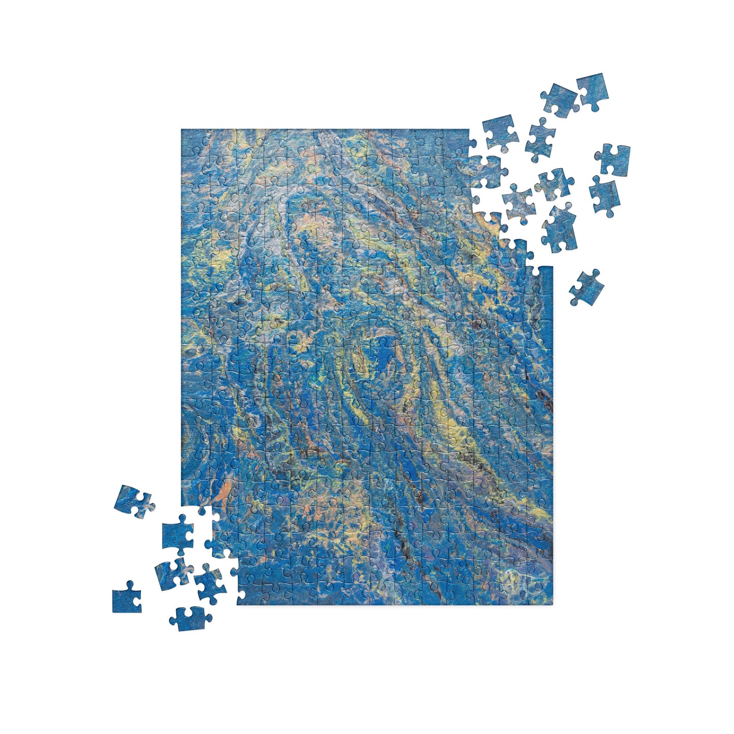 "Blue Swirl" Jigsaw Puzzle