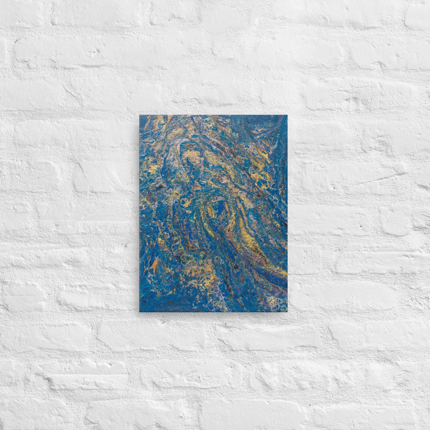 Blue Swirl (Canvas Print)