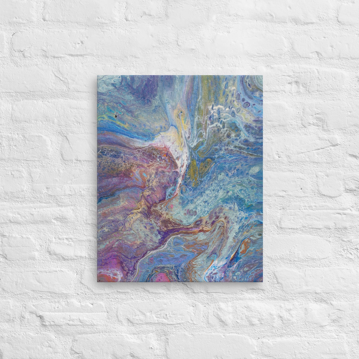 Pours of the Rainbow (Canvas Print)